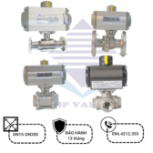 van bi inox điều khiển bằng khí nén