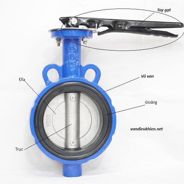 cấu tạo của van bướm