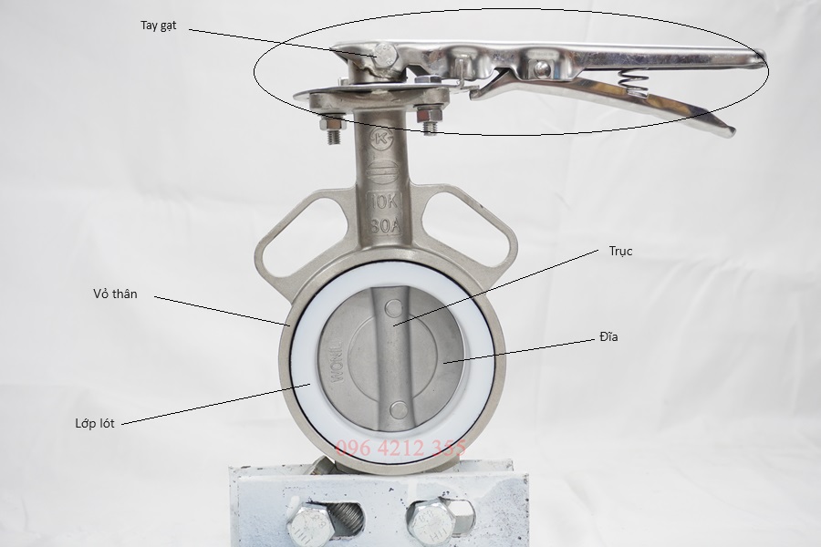 cấu tạo của van bướm