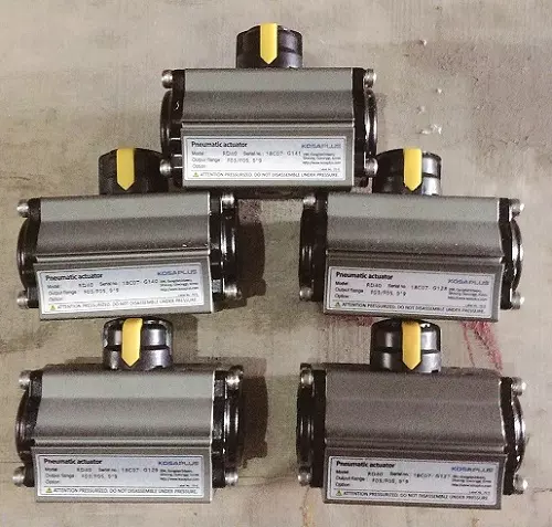 Van bi inox điều khiển khí nén 1