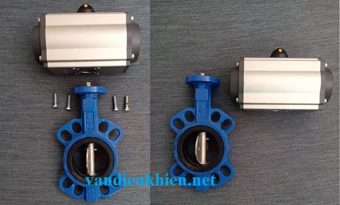 cấu tạo van bướm khí nén
