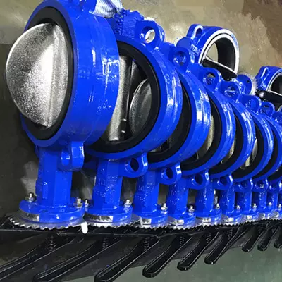 ductileironwaferbutterflyvalvepn16dn200flangedrfend van bướm samwoo hàn quốc