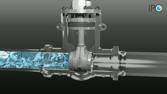 nguyên lý hoạt động của van cổng