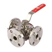 Van bi ba ngã inox lắp bích
