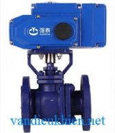 Van bi gang mặt bích điều khiển điện