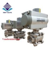 Van bi inox điều khiển khí nén