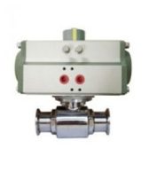 Van bi inox vi sinh điều khiển khí nén