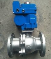 Van bi lắp bích điều khiển điện