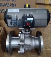 Van bi lắp bích điều khiển khí nén Đài Loan