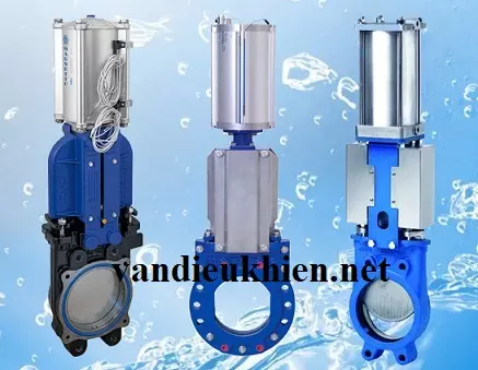 Van cổng dao khí nén