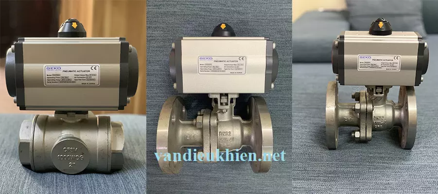 van bi điều khiển khí nén Geko