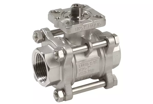 cấu tạo Van bi 3 mảnh điều khiển bằng điện