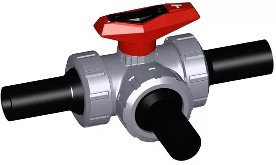 Van bi nhựa 3 ngã