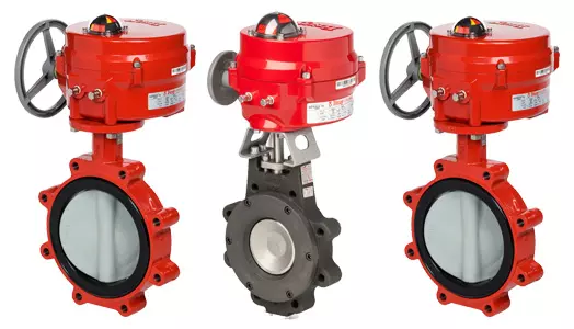 Van bướm điều khiển điện DN200