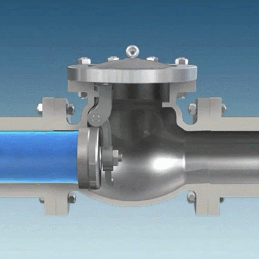 nguyên lý họt động van một chiều lá lật