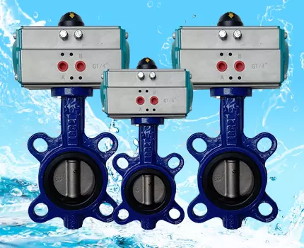 Van bướm điều khiển khí nén đài loan