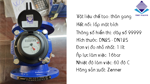 đồng hồ đo lưu lượng nước thải dạng cơ