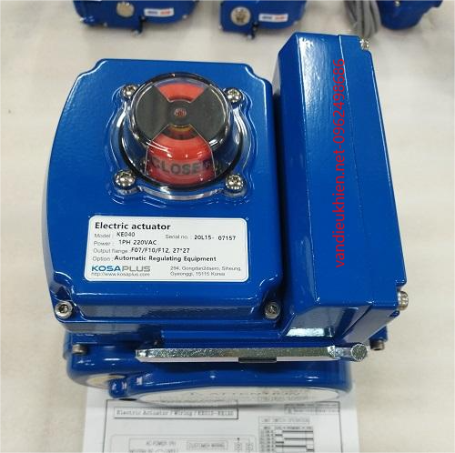 Bộ truyền động điện van bướm mặt bích điều khiển điện DN50