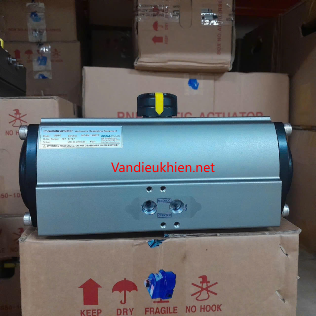 bộ truyền động khí nén của van bướm gang điều khiển khí nén